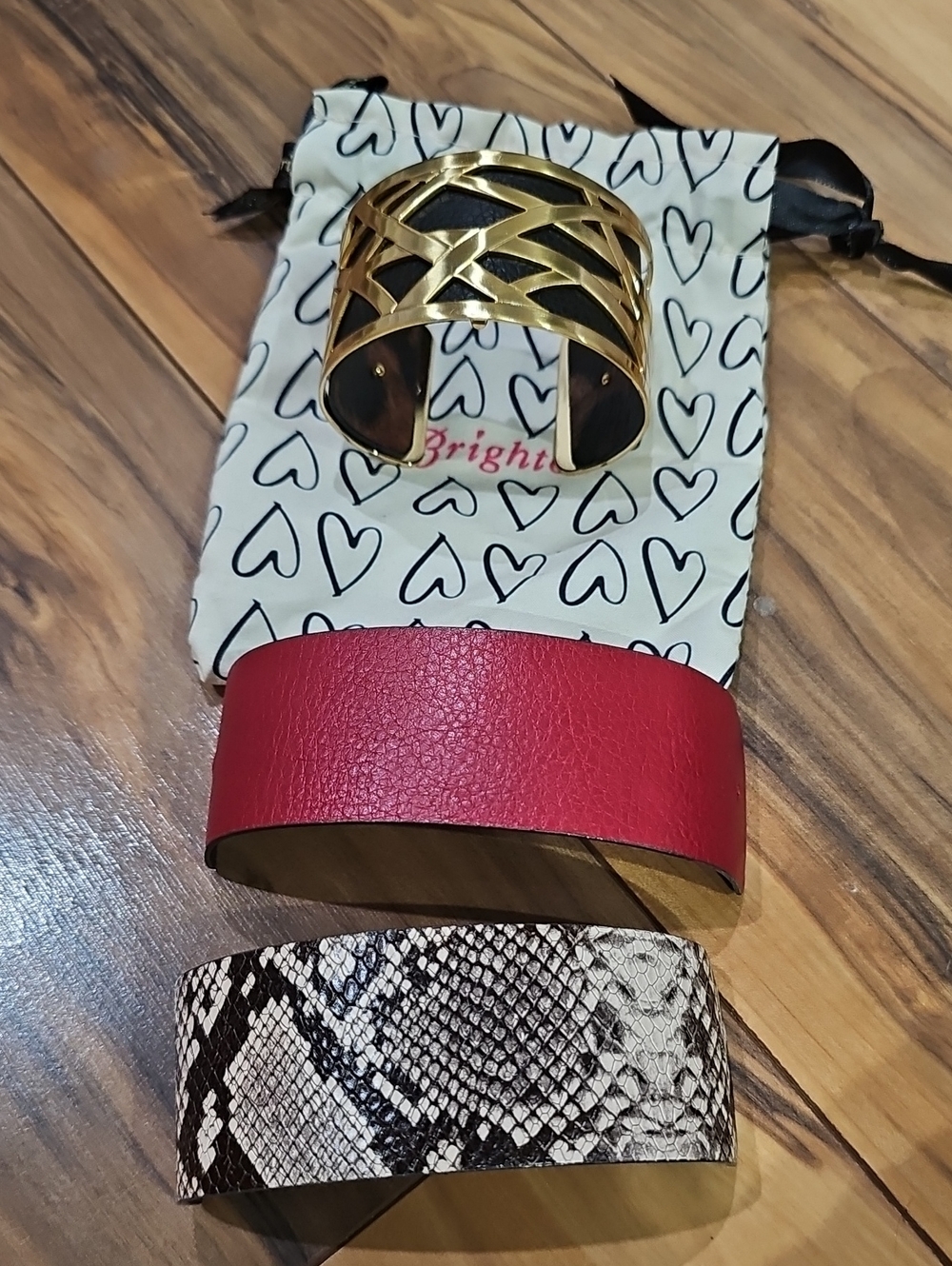 Brighton Gold Pattern Interchangeable Cuff Bracelet